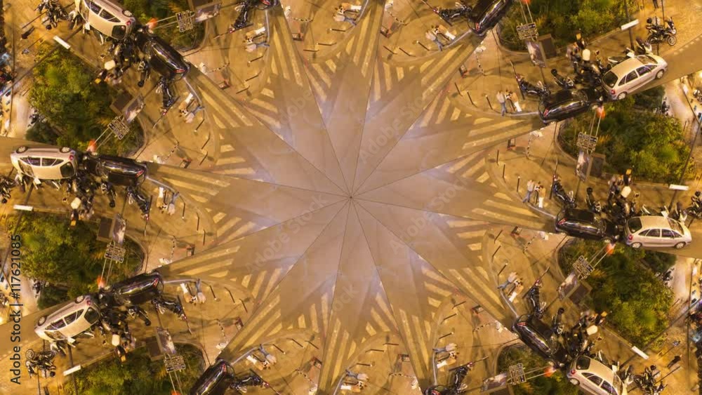 Architecture kaleidoscope from images of paris Architecture kaleidoscope from images of paris