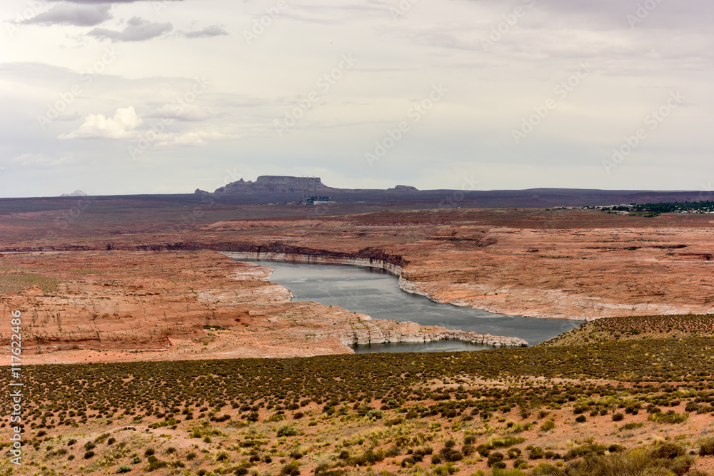 Lake Powell from the Glen Canyon Dam