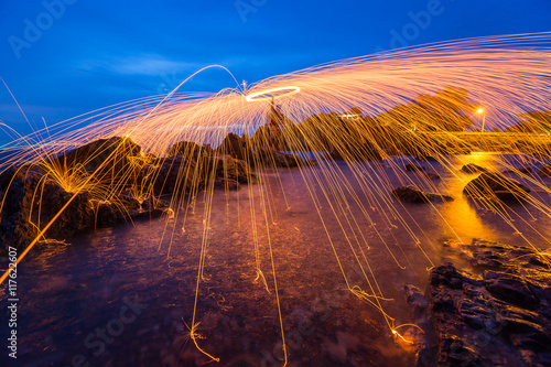 fire dancing