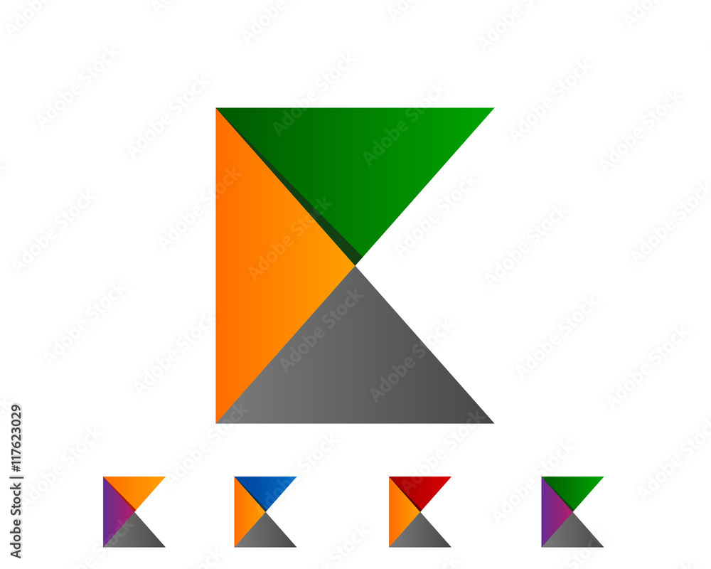 K abstract logo template v22 K abstract logo template v22