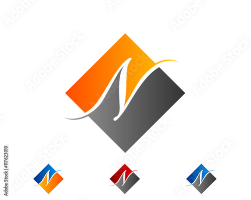 N latter Logo template : v22 Free Download N latter Logo template : v22 - GFXLoad