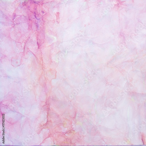pink and orange painted watercolor background with wrinkled paper texture