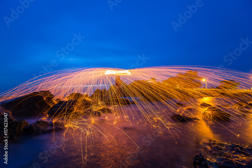 fire dancing
