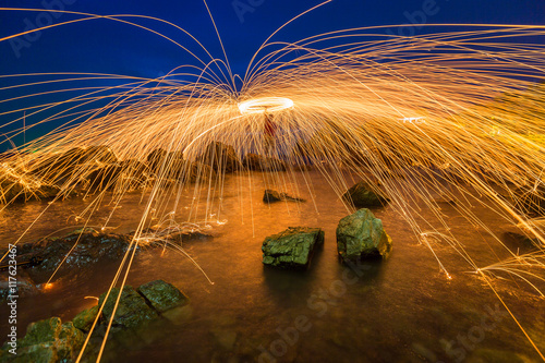 fire dancing