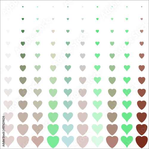  hearts pattern