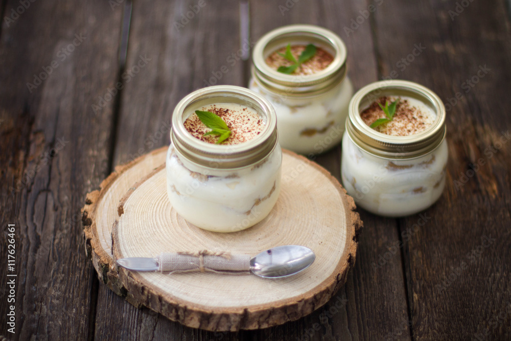 Traditional Italian dessert tiramisu Traditional Italian dessert tiramisu