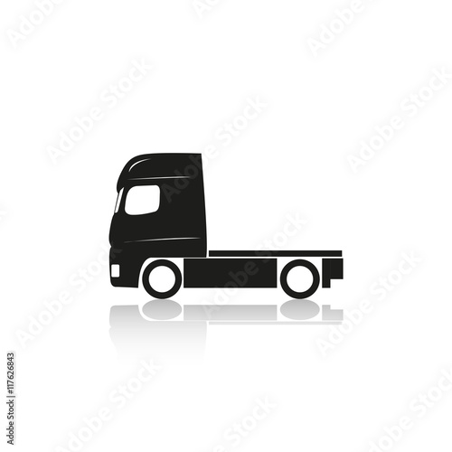Truck. Vector icon.
