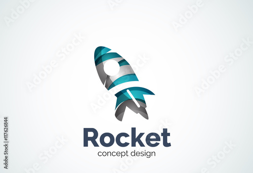 Rocket logo template