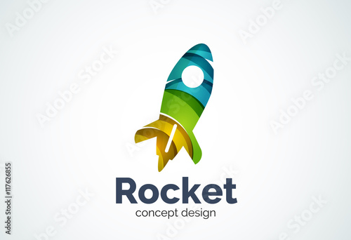 Rocket logo template