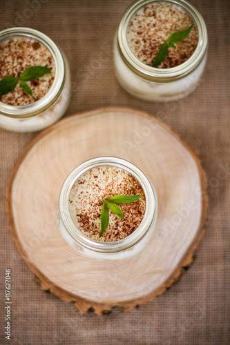 Traditional Italian dessert tiramisu