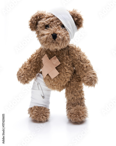 Verletzter Teddy