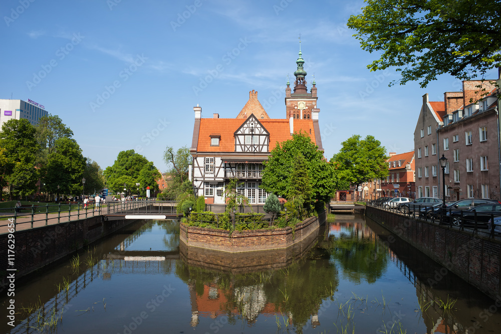 Miller House on Raduni Canal in Gdansk