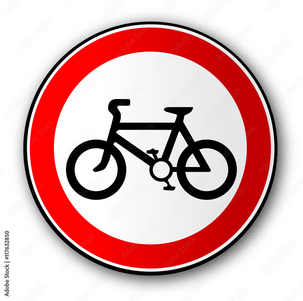 Cyclist Road Traffic Sign Cyclist Road Traffic Sign