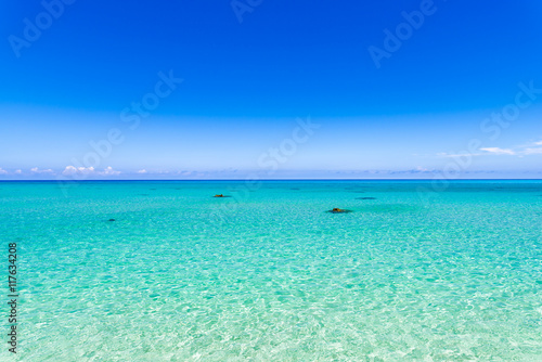Sea, sky, landscape. Okinawa, Japan, Asia. © dreamsky