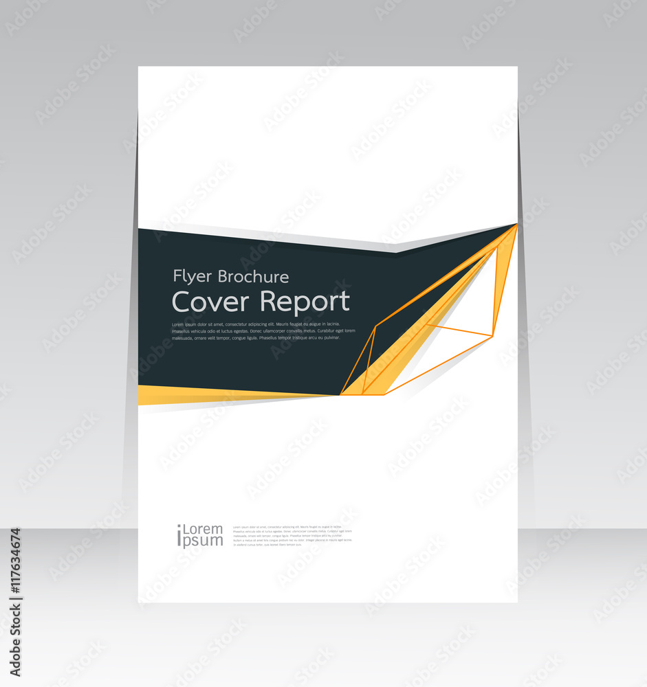 Naklejka premium Vector design for Cover Report Annual Flyer Poster in A4 size