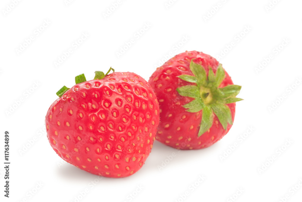 Fresh strawberry isolated on white Fresh strawberry isolated on white