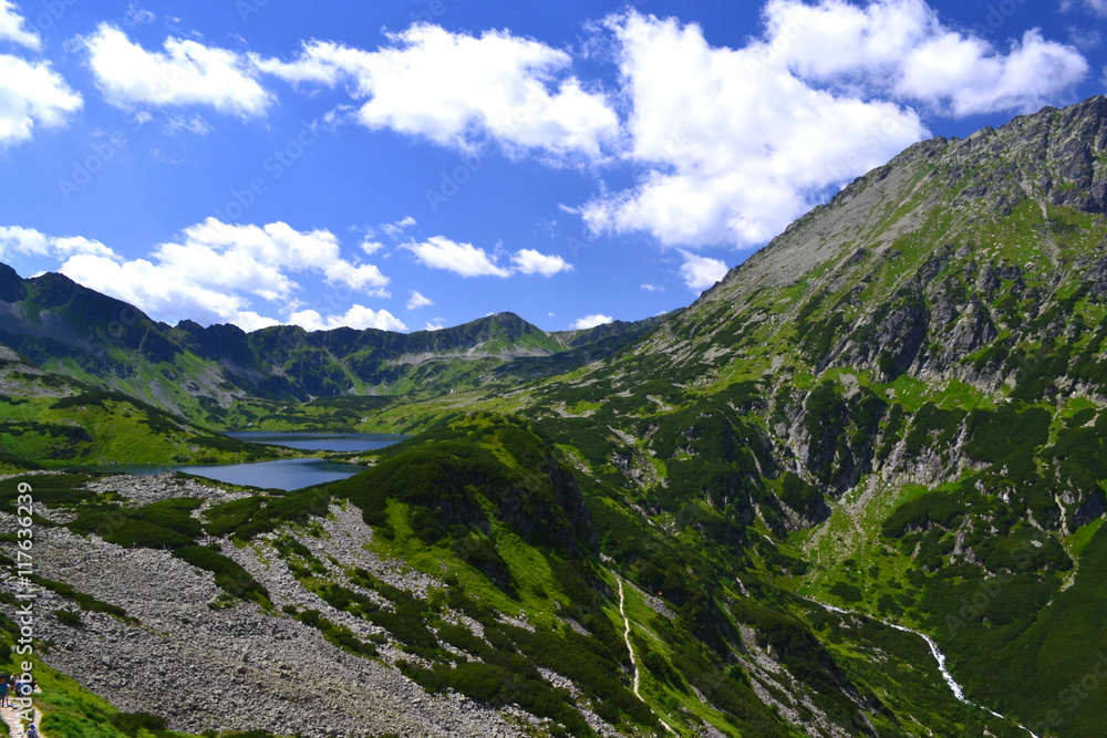 Obraz premium góry Tatry - Dolina Pięciu Stawów
