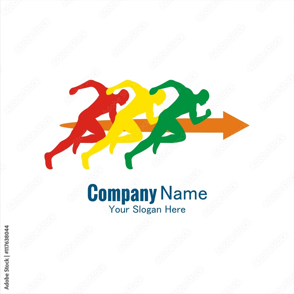 runner template logo runner template logo