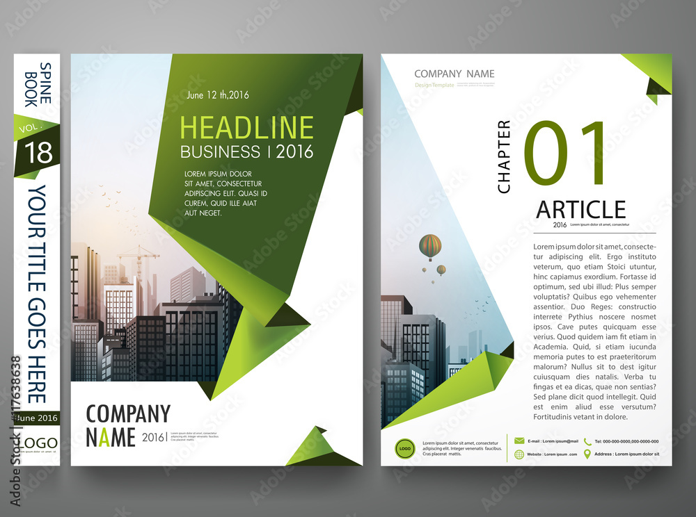 Flyers design template vector.Business brochure report magazine poster