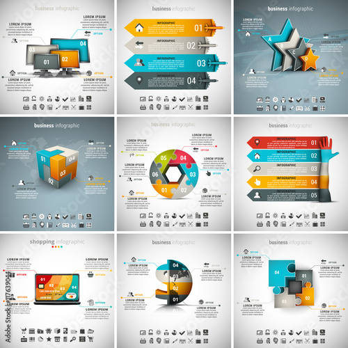 9 in 1 Infographics Bundle