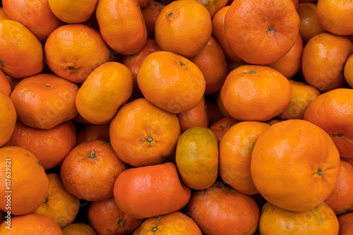 Tangerine fruit background