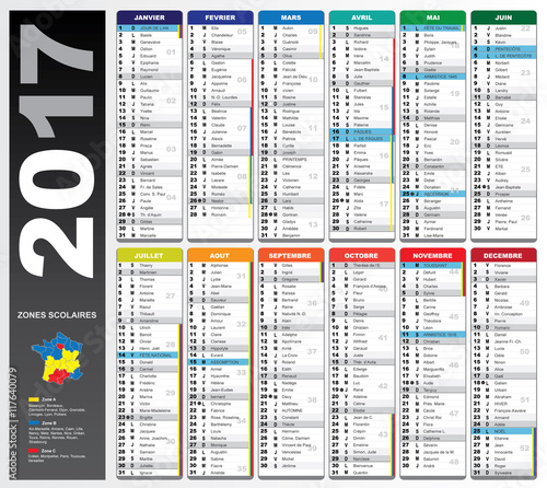 Calendrier 2017
