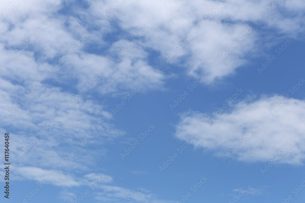 Cloud on blue sky in the daytime of Bright weather.