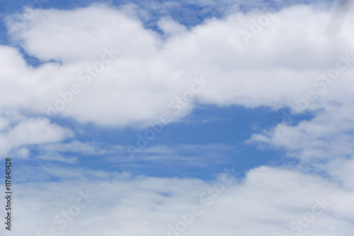 Fototapeta Naklejka Na Ścianę i Meble -  Cloud on blue sky in the daytime of Bright weather.