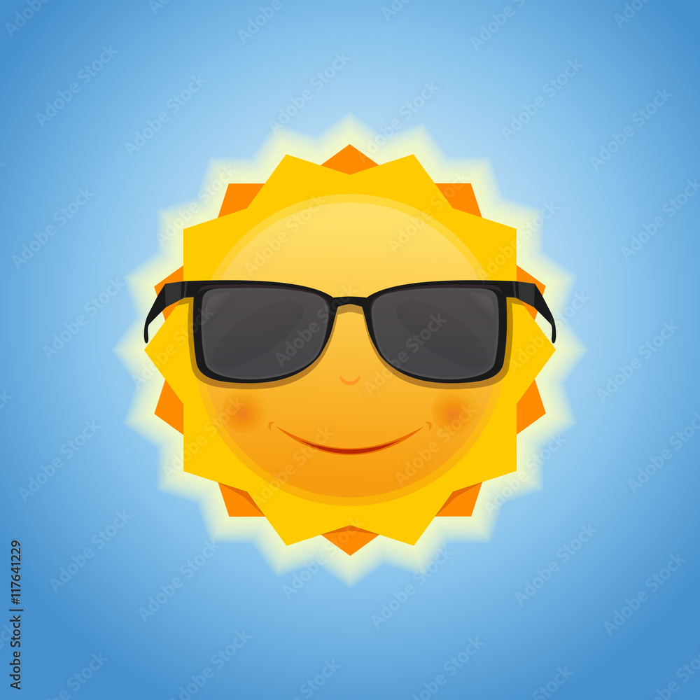 Sunglasses with Sun and Palm Tree Logo Template PNG vector in SVG, PDF, AI,  CDR format