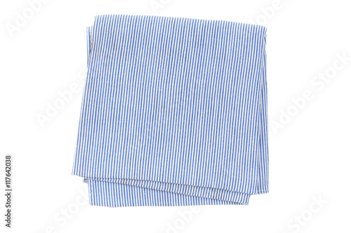 textile serviette on a white background