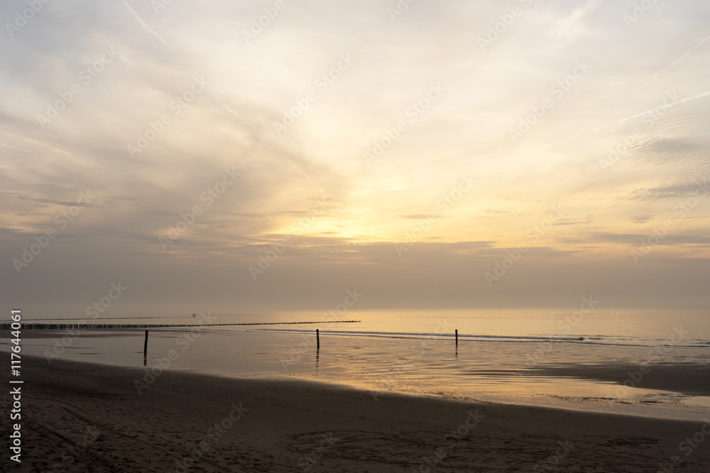 Sunset at Fall of Tide at Domburg