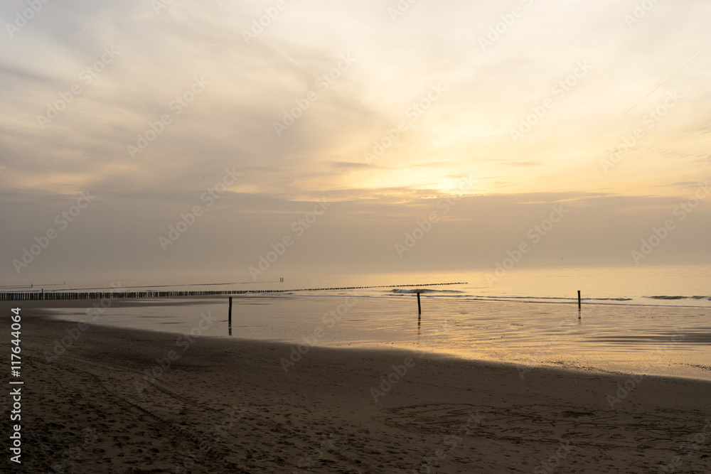 Sunset At Domburg Beach / Netherlands