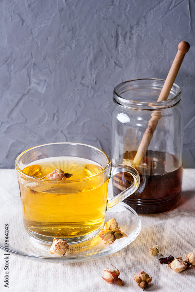 Herbal tea with honey Herbal tea with honey