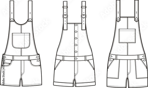 Jean overalls