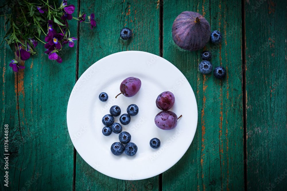 Purple color in vegetables Purple color in vegetables