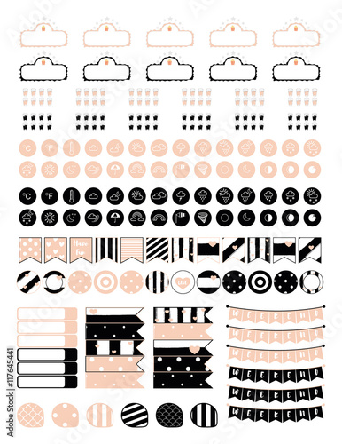 Digital planner, Digital stickers