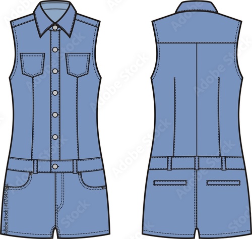 Jean overalls