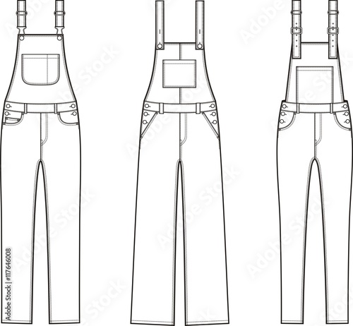 Jean overalls