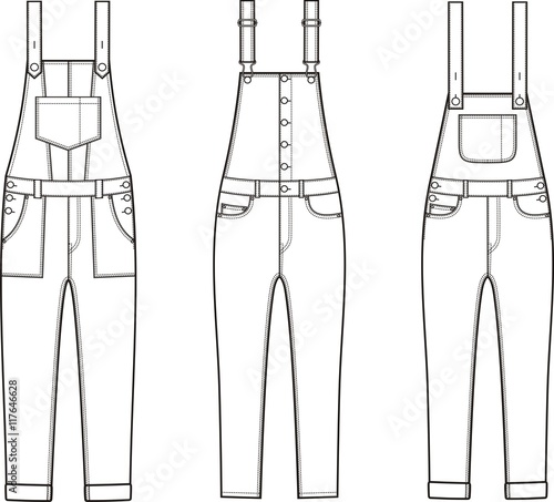 Jean overalls