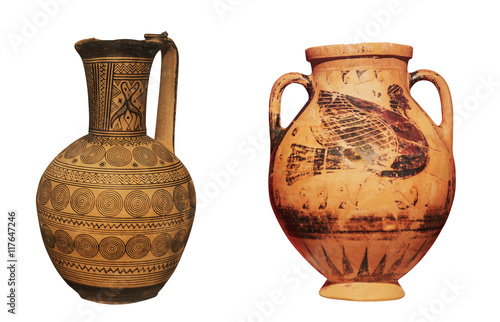 two ceramic vase vintage