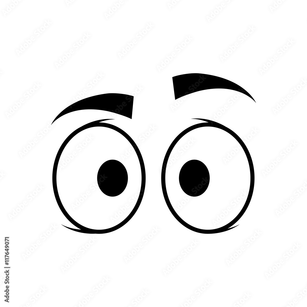 eye surprised look vision optical icon. Isolated and flat illustration. Vector graphic eye surprised look vision optical icon. Isolated and flat illustration. Vector graphic