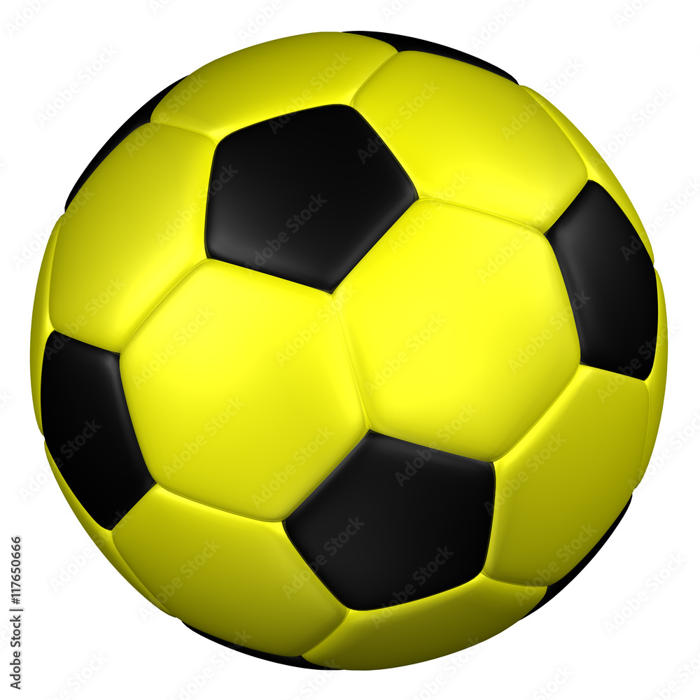 Soccer ball. 3D rendering.