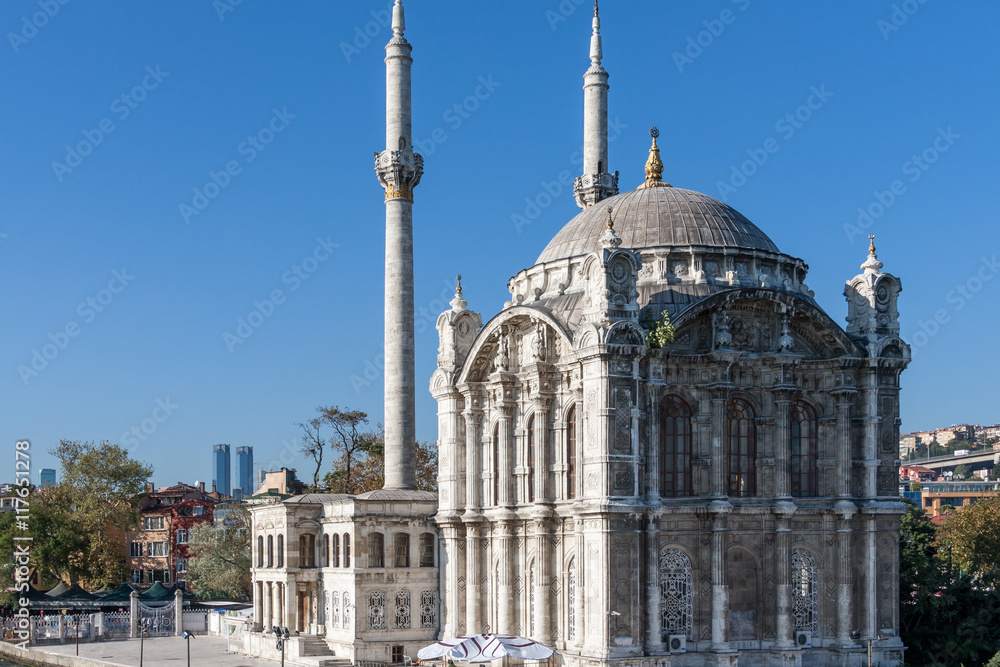 Ortakoy Mosque on Bosphorus, Istambul