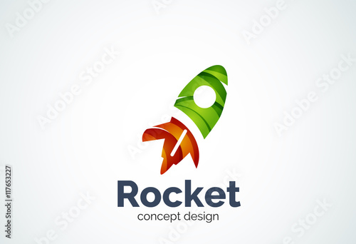 Rocket logo template