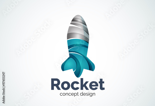 Rocket logo template