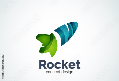 Rocket logo template