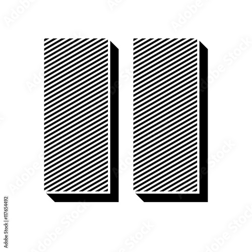 ikona ze wzorku pasków i kresek