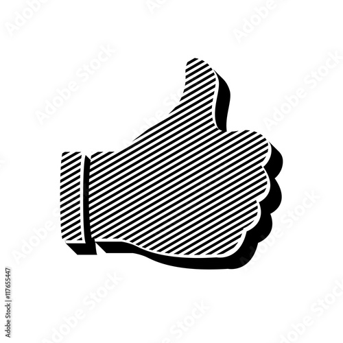 ikona ze wzorku pasków i kresek