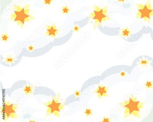 star and Cloud abstract background