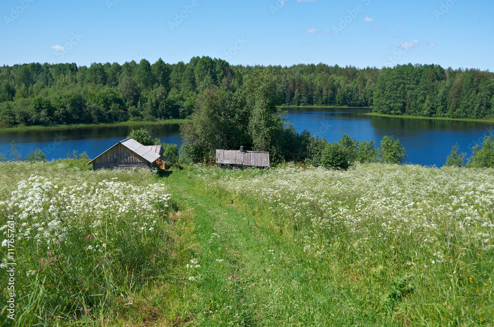 North Russian village
